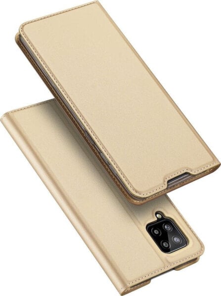 Dux Ducis DUX DUCIS Skin Pro kabura etui pokrowiec z klapką Samsung Galaxy A42 5G złoty