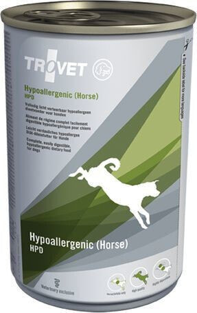 Влажный корм для собак Trovet Hypoallergenic HPD с кониной 400 г