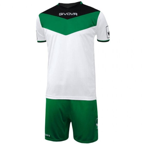 Спортивный костюм Givova Kit Campo бело-зеленый KITC53 1013