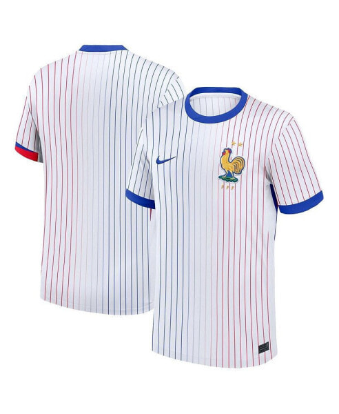 Big Boys and Girls White France National Team 2024 Away Replica Blank Jersey