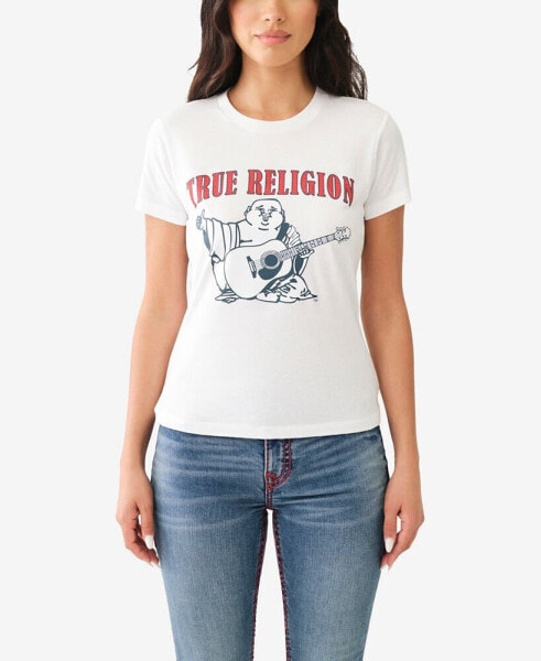 Футболка женская True Religion Buddha Slim Crew