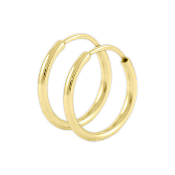 Gold hoop earrings 231 001 00333