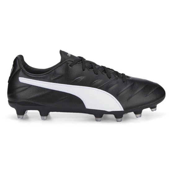 Puma King Pro 21 Firm Ground Soccer Cleats Mens Black Sneakers Athletic Shoes 10