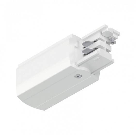 PAULMANN 91361, Track lighting power feed, Ceiling, White, Metal, Plastic, 3680 W, 230 V