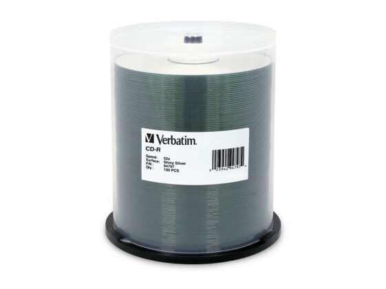 Verbatim 700MB 52X CD-R 100 Packs Media Model 94797