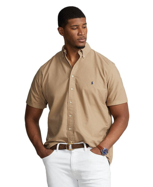 Рубашка Polo Ralph Lauren Oxford для мужчин Big & Tall, окрашенная по индивидуальному размеру.