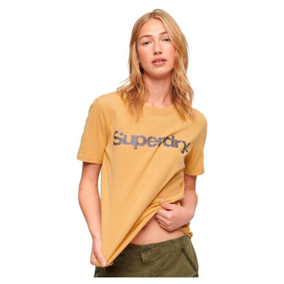 SUPERDRY Metallic Core Logo short sleeve T-shirt