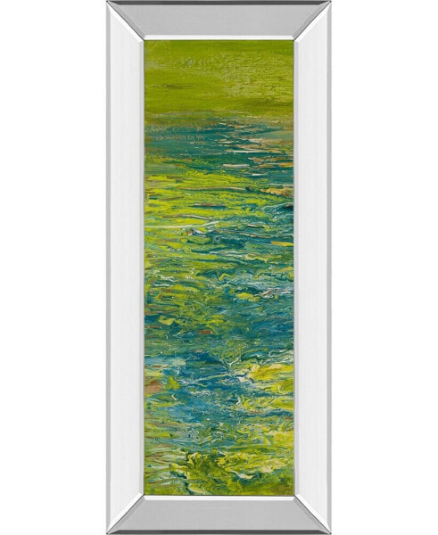 The Lake Il by Roberto Gonzalez Mirror Framed Print Wall Art - 18" x 42"
