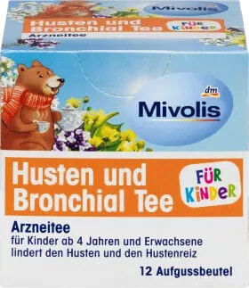 Kindertee, Husten & Bronchial Tee (12 Beutel), 18 g