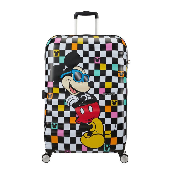 Чемодан American Tourister Wavebreaker Disney Spinner 77/28 96L Mickey Check