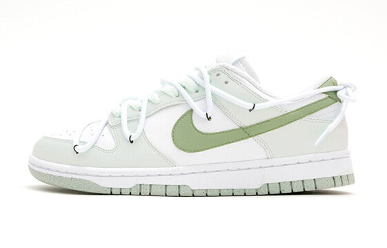 【定制球鞋】 Nike Dunk Low Next Nature 青提奶绿 清爽 简约 百搭 低帮 板鞋 女款 白浅绿 / Кроссовки Nike Dunk Low DN1431-102