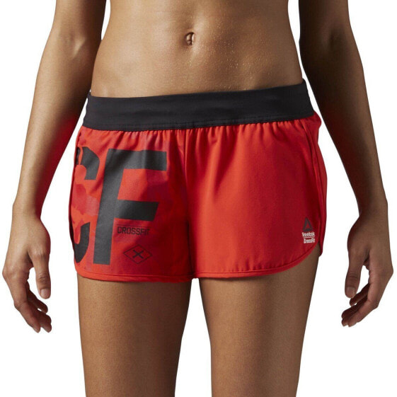 [AX9532] Womens Reebok Crossfit Knit Woven Shorts