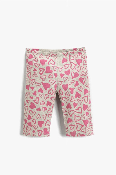 Тайтсы Koton Heart Print Grey