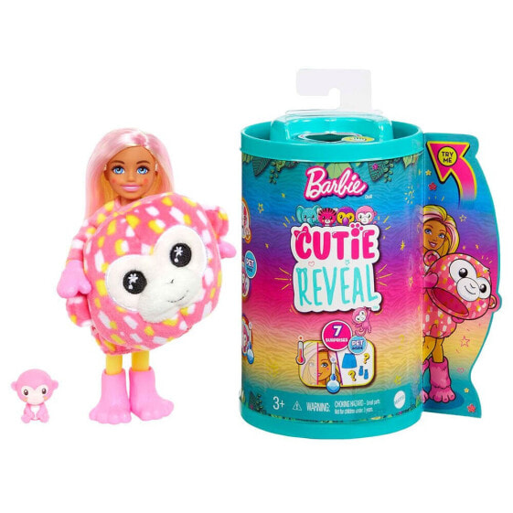 BARBIE Chelsea Cutie Reveal Friends Of The Jungla Monito Series Doll