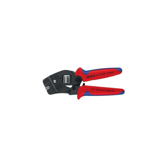 Knipex Crimpzange Gesamtlänge 190 mm 0,08 - 10,0 (AWG 28 - 7) mm² brüniert Mehrkomponenten-Hüllen