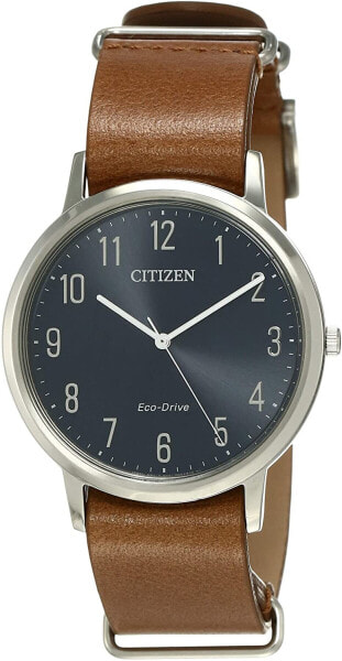 Часы Citizen Eco Drive Men's Lthr Brown