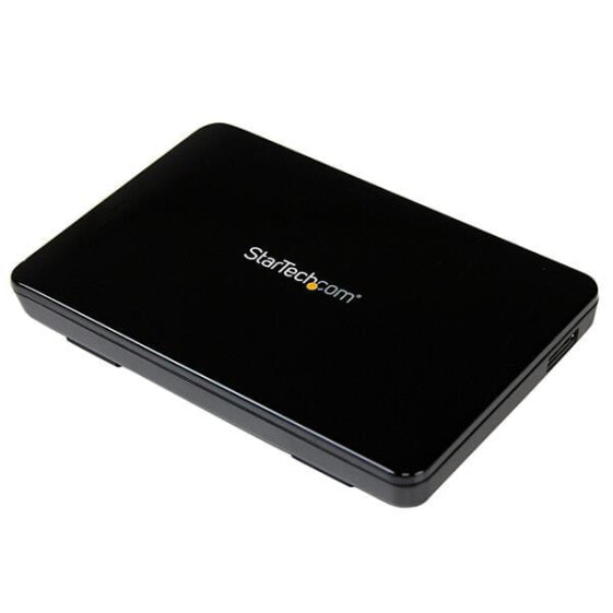 StarTech.com 2.5in USB 3.0 External SATA III SSD Hard Drive Enclosure with UASP – Portable External HDD - HDD/SSD enclosure - 2.5" - Serial ATA - Serial ATA II - Serial ATA III - 5 Gbit/s - Hot-swap - Black