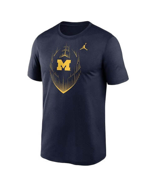 Jordan Men's Navy Michigan Wolverines Primetime Legend Icon Performance T-Shirt