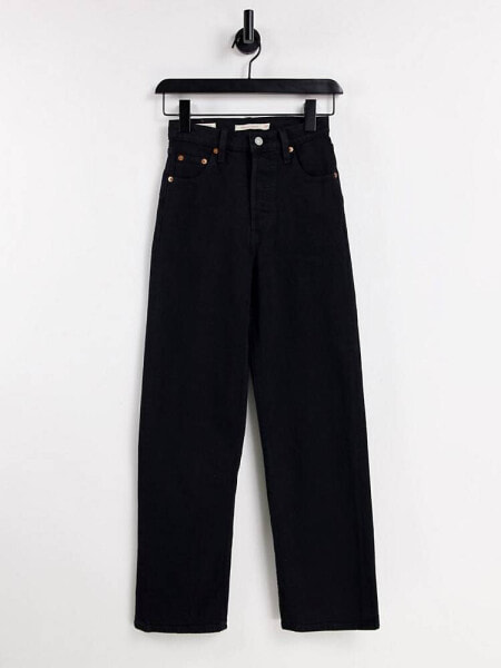 Levi's ribcage ankle jeans in black