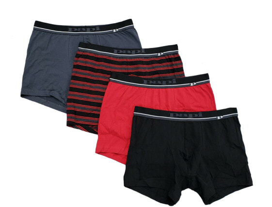 Papi Men's Cotton Stretch Boxer Brief 4-Pack - 990005