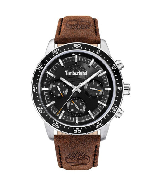Часы Timberland Quartz Dark Brown Leather  44mm