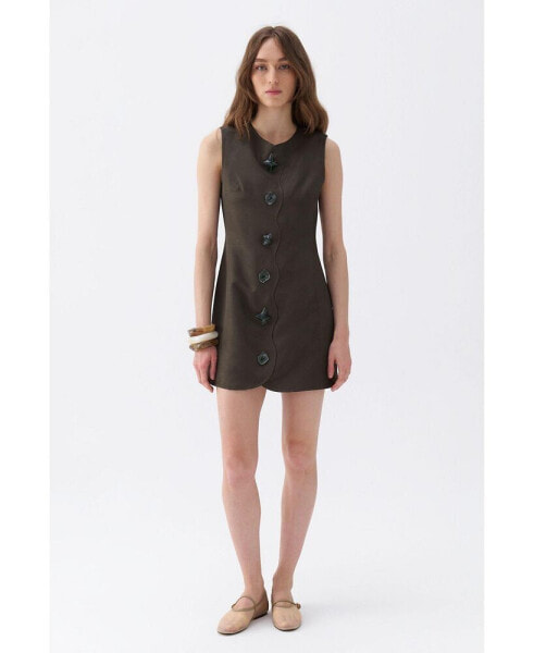 Women's Seashell Accessorized Mini Dress