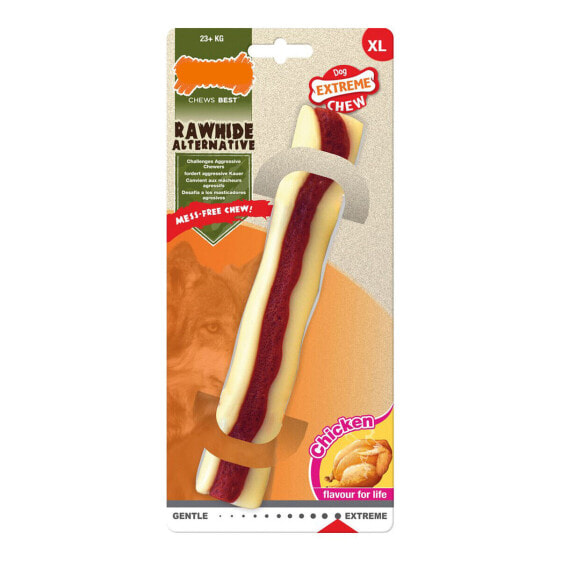 Прорезыватель для зубов для собак Nylabone Extreme Chew Roll Rawhide Размер XL Курица Нейлон