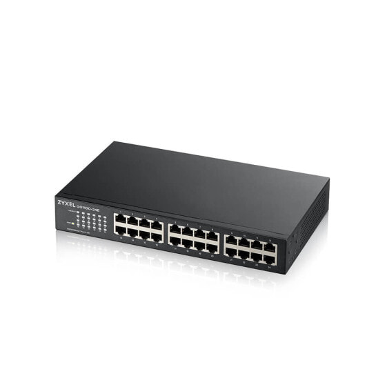 ZyXEL GS1100-24E - Unmanaged - Gigabit Ethernet (10/100/1000) - Rack mounting - Wall mountable