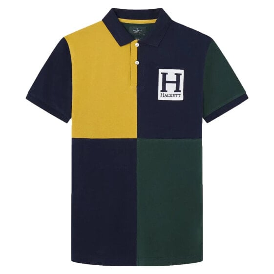 HACKETT Heritage H Quad short sleeve polo