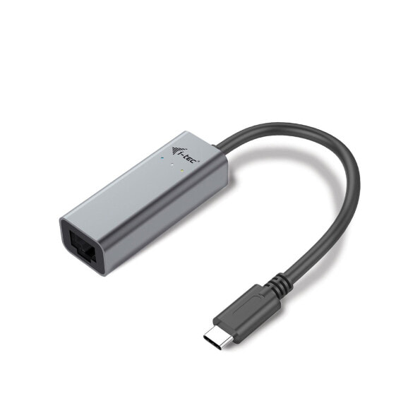 i-tec Metal USB-C Gigabit Ethernet Adapter - Wired - USB Type-C - Ethernet - 1000 Mbit/s - Grey
