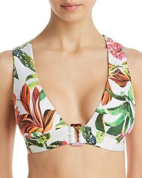 Trina Turk 259936 Women Welcome To Miami Bikini Top Swimwear Size 4