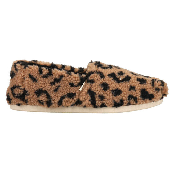 TOMS Alpargata Leopard Slip On Womens Off White Flats Casual 10017541T