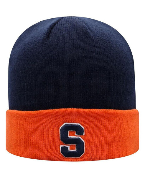 Men's Navy and Orange Syracuse Orange Core 2-Tone Cuffed Knit Hat