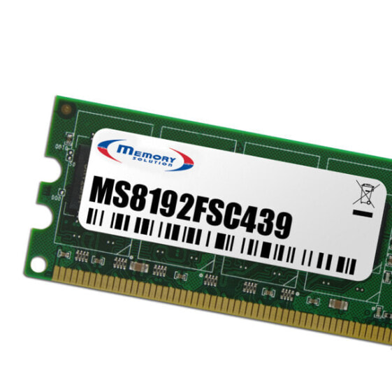Memorysolution Memory Solution 8GB - FSC Primergy RX300 S7 (D2939) - RX350 S7 (D2949) - 8 GB - 1 x 8 GB - Green