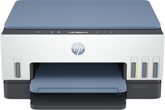 HP Smart Tank 675 All-in-One - Thermal inkjet - Colour printing - 4800 x 1200 DPI - A4 - Direct printing - Blue - Grey - White