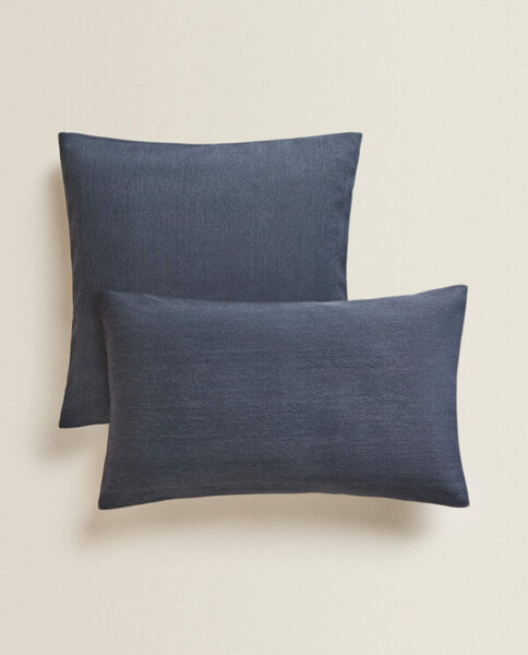 Plain cushion cover