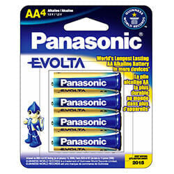 Одноразовый элемент питания Panasonic Evolta AA - Щелочной - 1.5 В - 4 шт. - Синий - AA