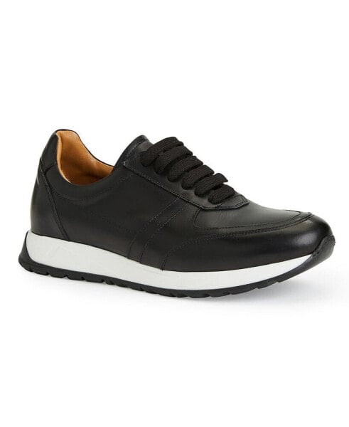 Men's Ace Suede and Leather Athletic Lace-Up Sneakers