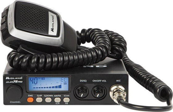 CB Radio Blow 24-178# Radio cb alan-78 pro am/fm/asq 12/24v