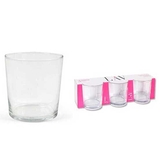 LAV Set of 3 Pint Glasses 340ml Winery