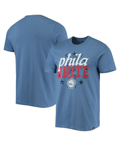 Men's Royal Philadelphia 76ers Hometown Regional Phila Unite T-shirt