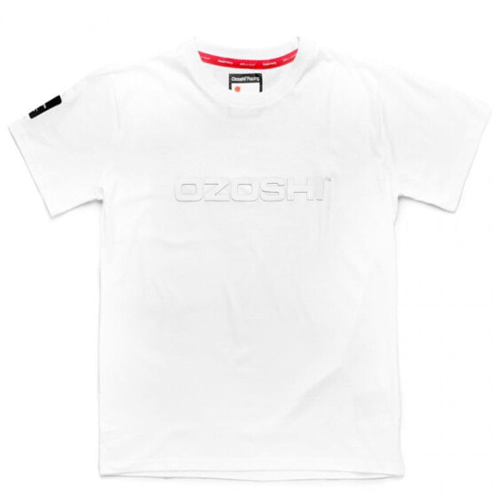 Мужская футболка повседневная белая с логотипом Ozoshi Naoto M O20TSRACE004