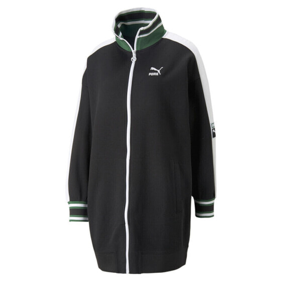 Верхняя одежда Puma T7 Archive Remastered Full Zip жакет женский черный Casual Athletic Ou