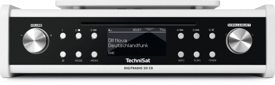 TechniSat DigitRadio 20 CD - Personal - Analog & Digital - DAB,DAB+,FM,UHF,UKW - 87.5 - 108 MHz - 174 - 240 MHz - 6 W
