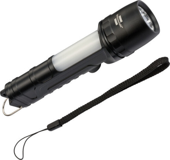 Черный фонарик на кнопках Brennenstuhl 1178690 - Металлический - IP54 - LED.