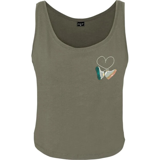 MISS TEE Kicks Love Emb sleeveless T-shirt