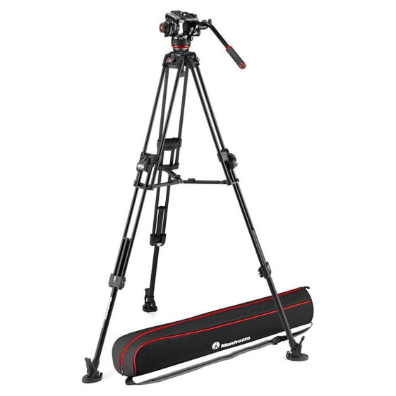 MANFROTTO 504X Fluid Video Head With 645 Fast Twin Aluminium Tripod