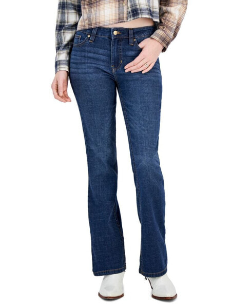 Juniors' Mid-Rise Bootcut Jeans