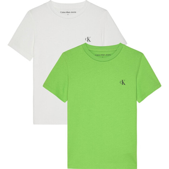 CALVIN KLEIN JEANS 2 Pa Monogram short sleeve T-shirt 2 units