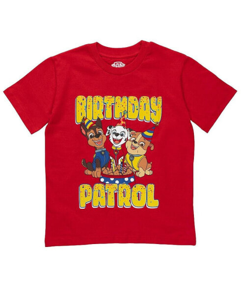 Nickelodeon Chase Birthday Boys Graphic T-Shirt Toddler| Child